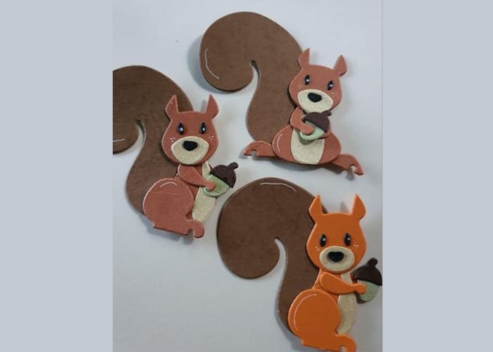 Creating a Paper Squirrel Model