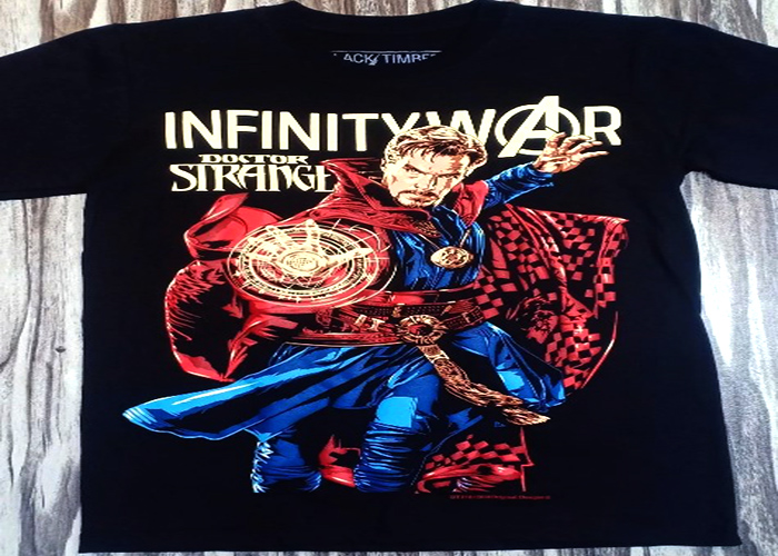 Decorating A Doctor Strange T-shirt