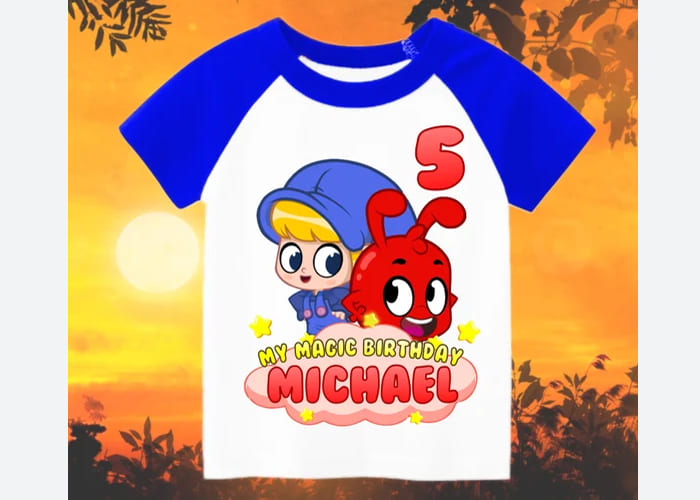 Decorating a Morphle T-Shirt