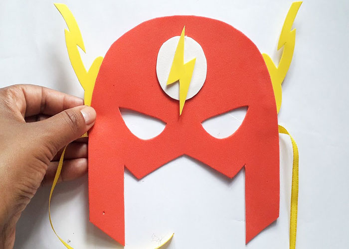 Designing A Mask From The Flash Coloring Pages