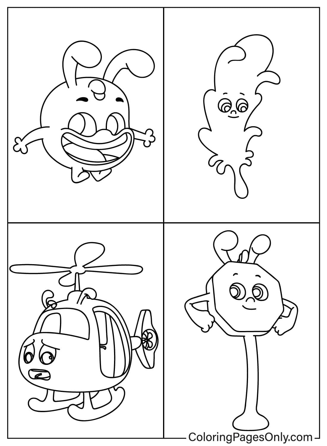 16 Morphle Coloring Pages - ColoringPagesOnly.com