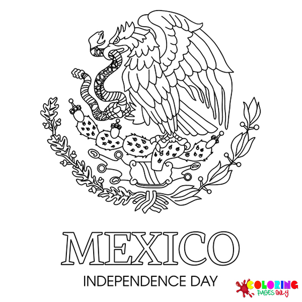 Independence Mexico Day Coloring Pages