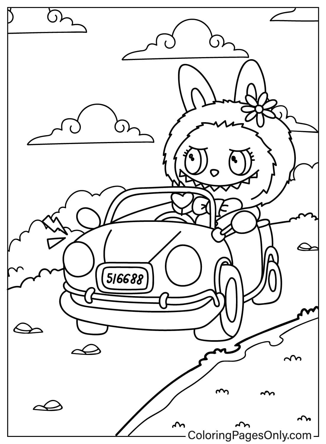 Labubu Coloring Pages Pdf