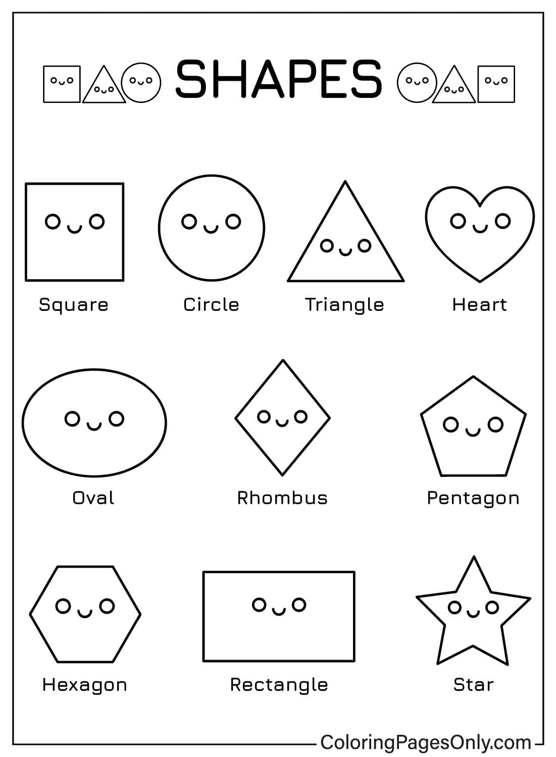 Learning about Shapes from Preschool