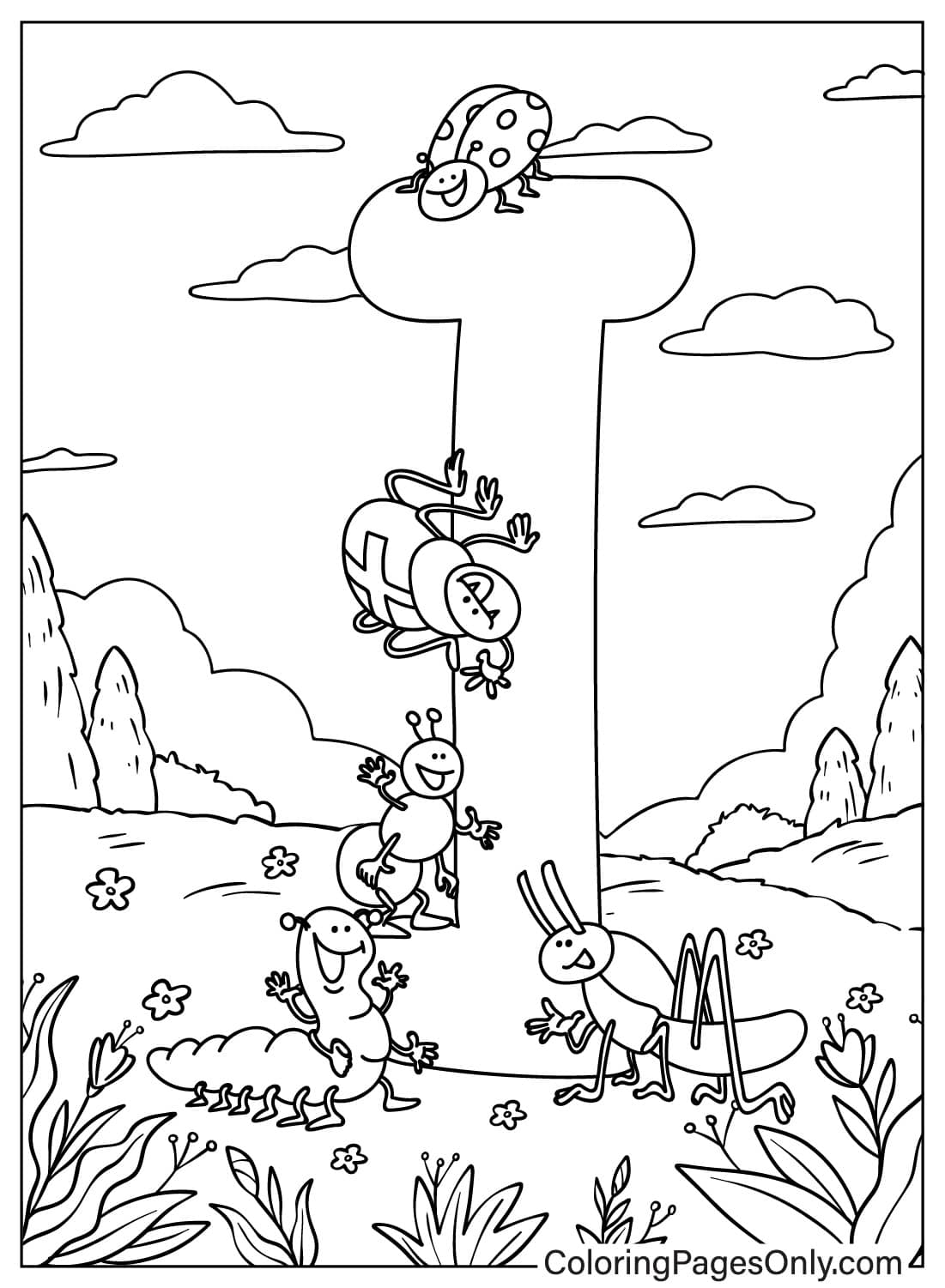 15 Letter I Coloring Pages Free Printable PDF