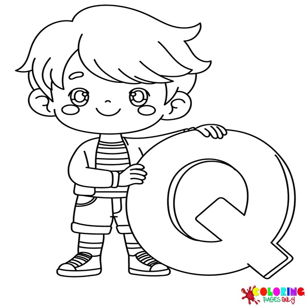 Letter Q Coloring Pages