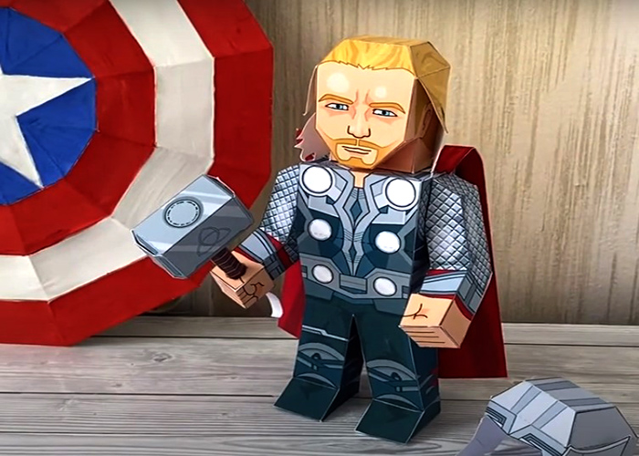 Making A 3D Thor Lego