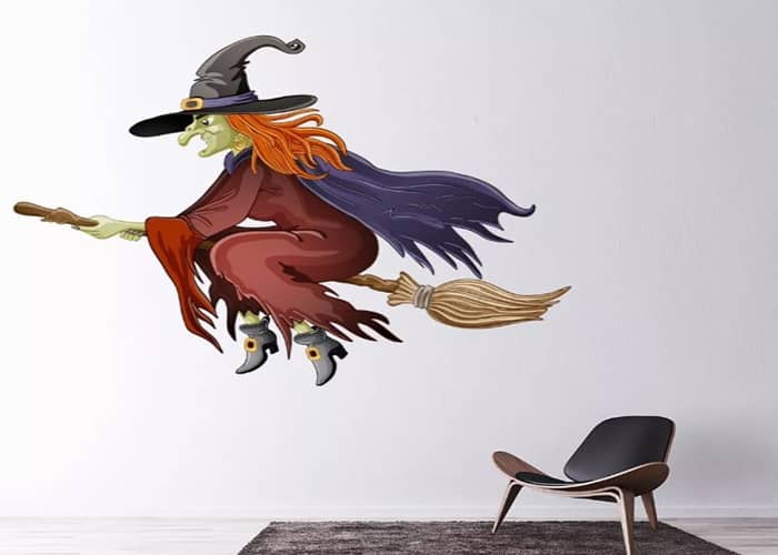 Making A Witch Wall Decal