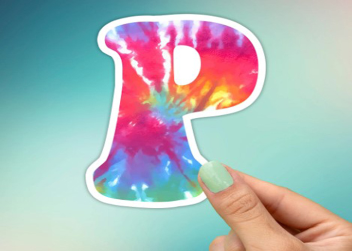 Making Letter P Stickers