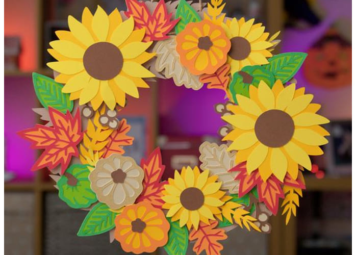 Making a Fall Wreath