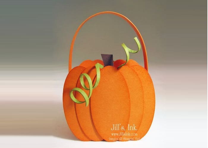 Making a Pumpkin Gift Basket 