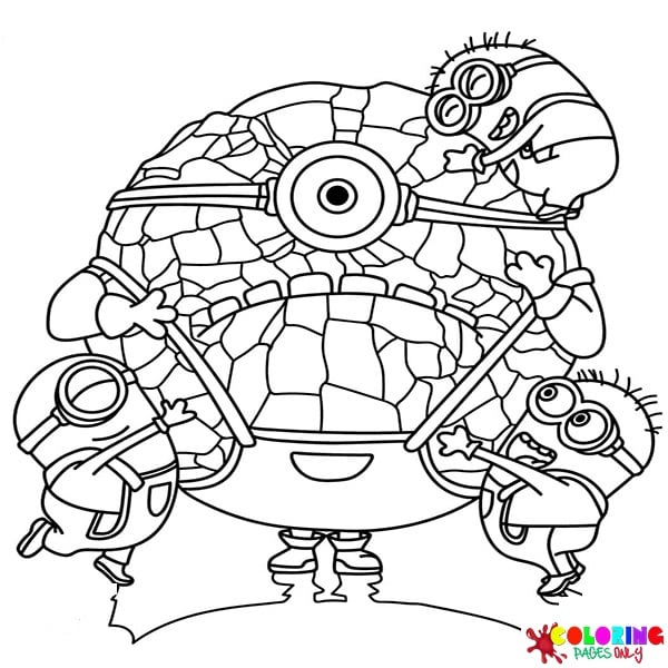 Mega Minions Coloring Pages
