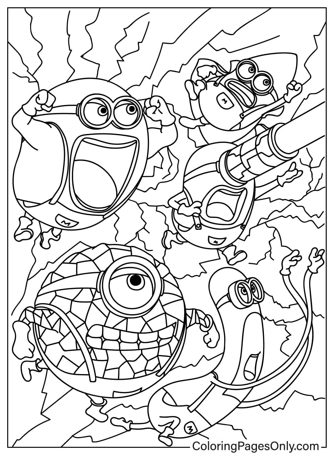 Minion Gus Coloring Page