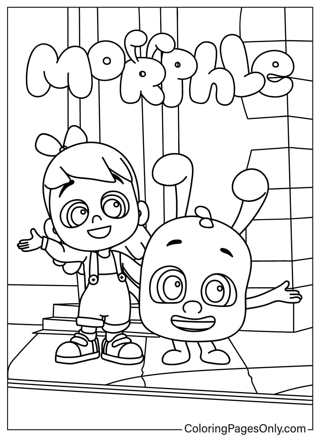 16 Morphle Coloring Pages - ColoringPagesOnly.com