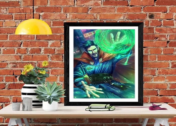 Turning Into A Marvel Doctor Strange Art Painting