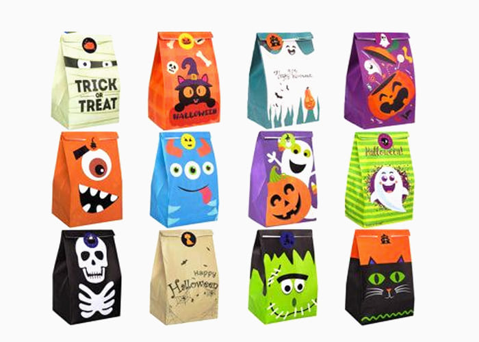 Creating Halloween Candy Bags