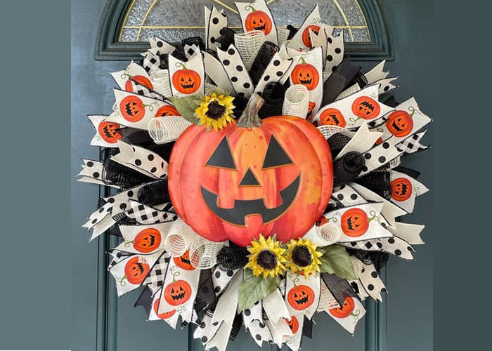 Creating Pumpkin Wreaths