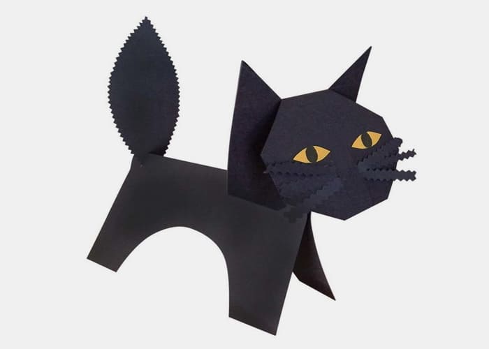 Creating a Halloween Cat Paper Model