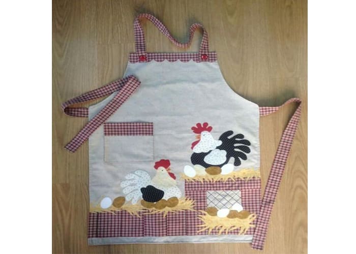 Decorating an Apron with Chicken Images