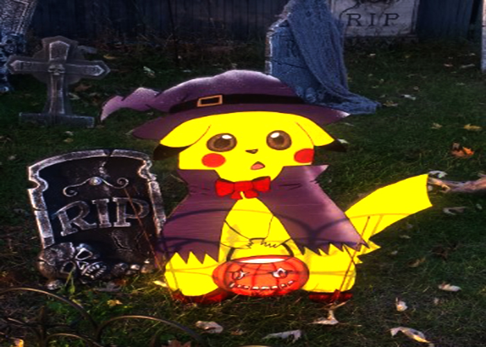 Making A Pokemon Halloween Yard Decor