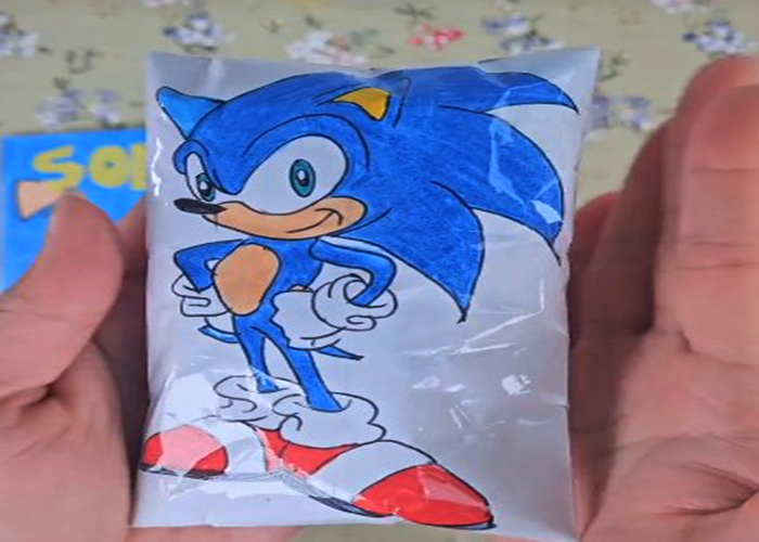 Making A Sonic Blind Bag