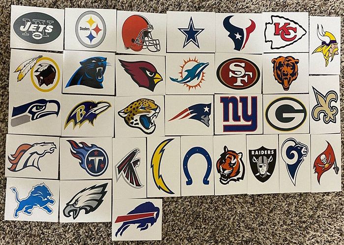 Making NFL Logo Stickers