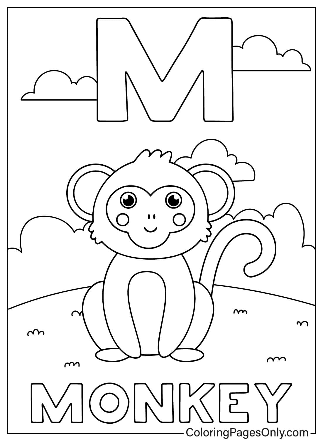 14 Letter M Coloring Pages - ColoringPagesOnly.com