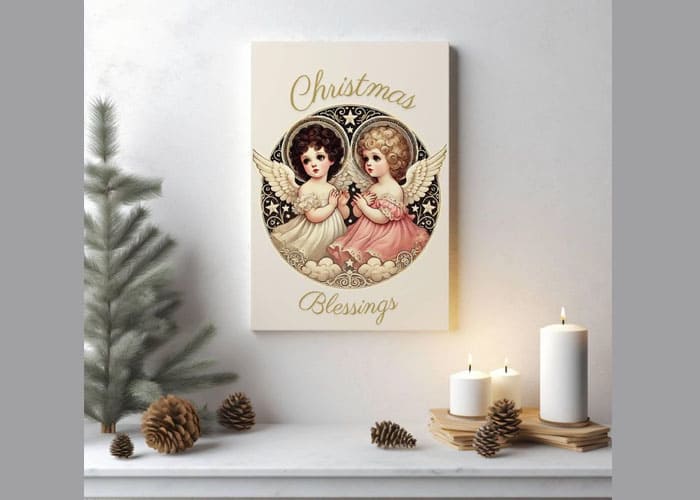 Christmas Angel Wall Decor