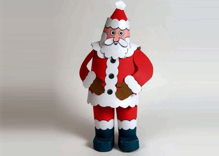 Creating Santa Claus Paper Models