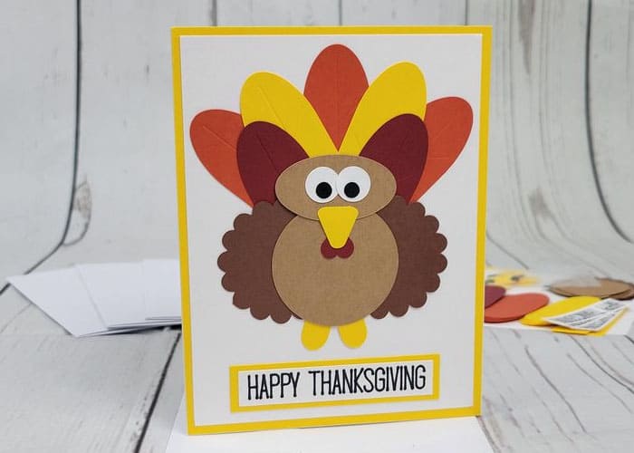 Creating Thanksgiving Greeting Card