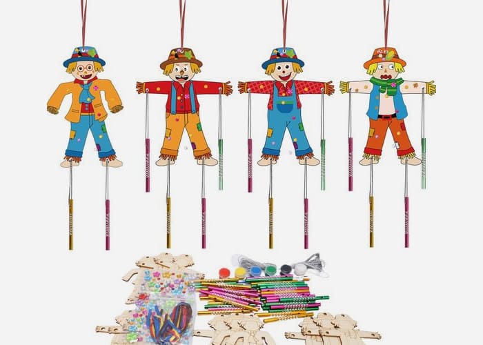 Creating Unique Hanging Scarecrows