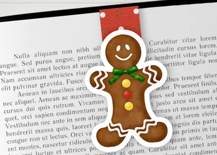 Designing Gingerbread Man Bookmarks