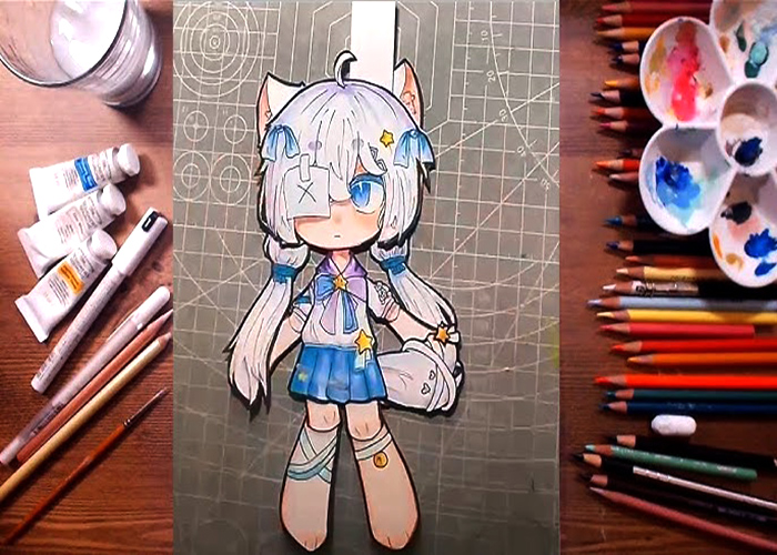 Making Gacha Life Paper Dolls