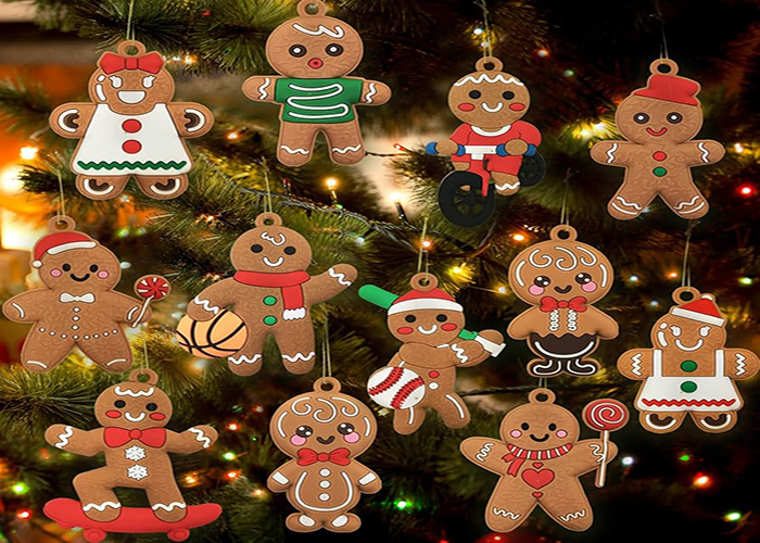 Making Gingerbread Man Decorative String