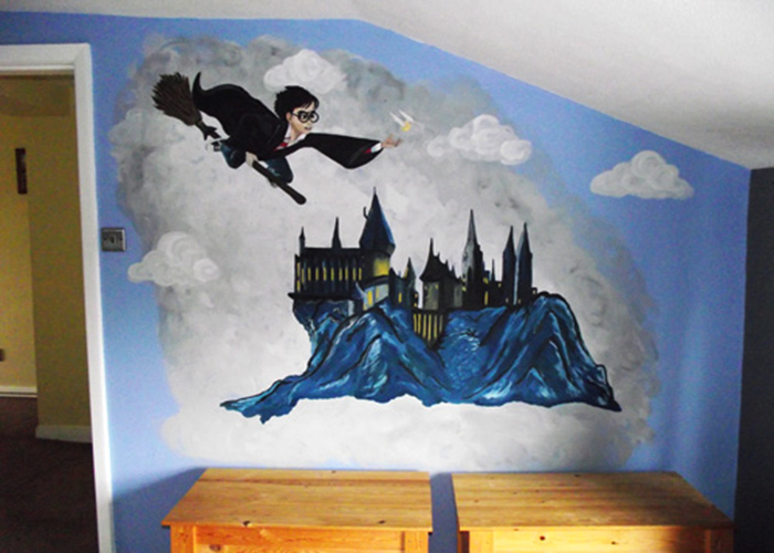 Making Harry Potter Themed Room Murals