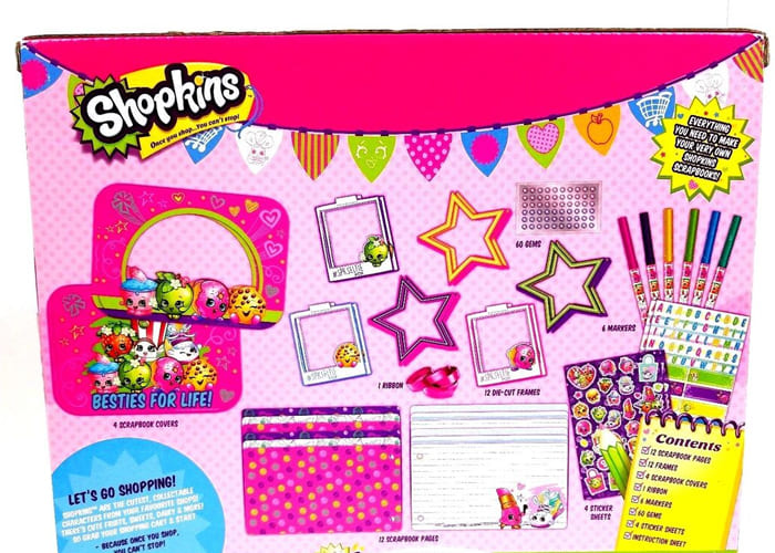 Making Shopkins Scrapbook Pages