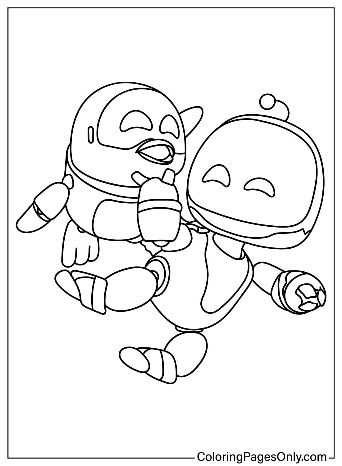 Astro Bot Coloring Pages Free