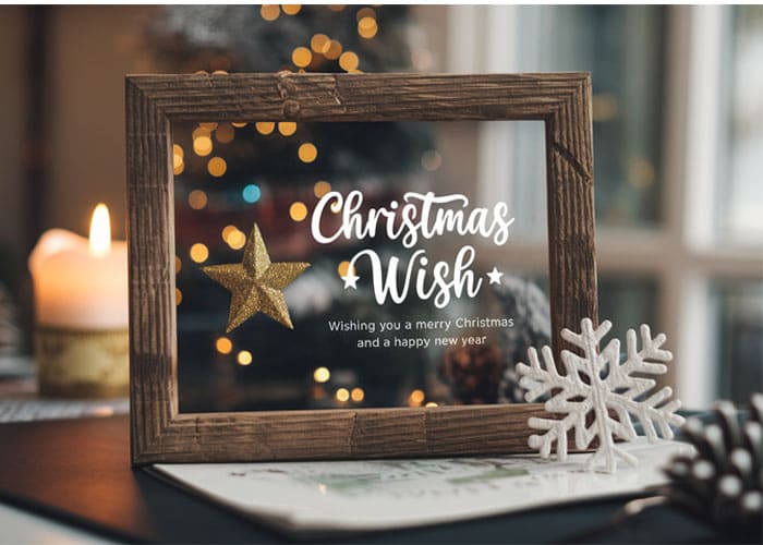 Christmas Wish Photo Frame