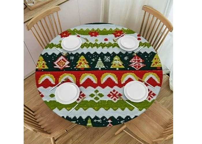 Create a Christmas Mandala tablecloth