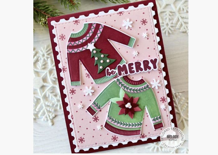 Creating 3D Christmas Sweater Cards