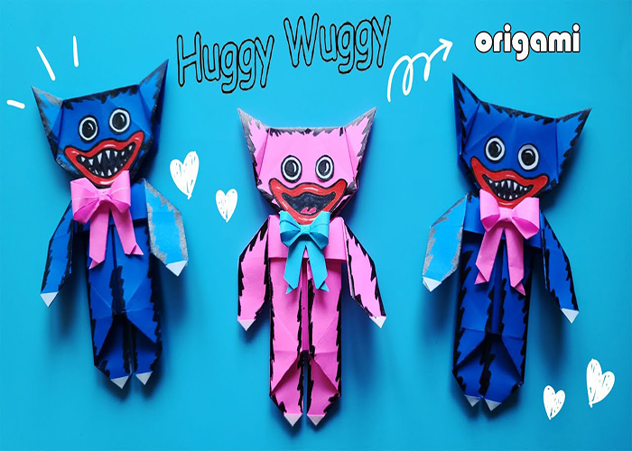 Creating Huggy Wuggy Paper Dolls