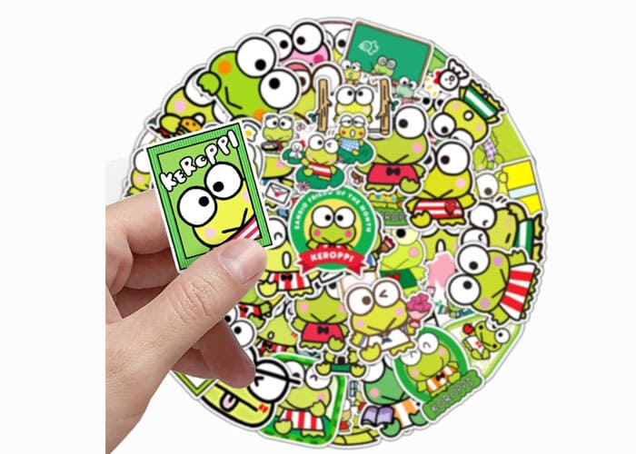 Creating Keroppi Decorative Stickers