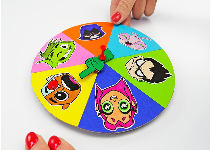 Creating Mystery Wheel With Teen Titans Go