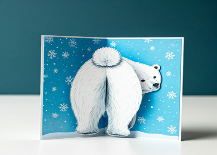 Creating Polar Bear Pop-up Card