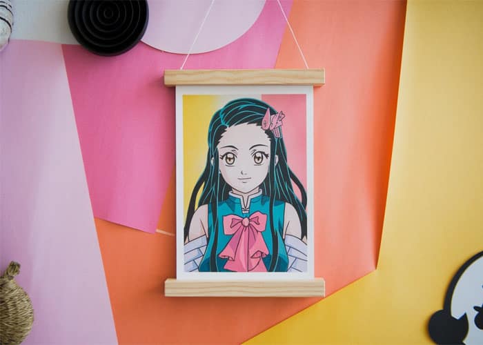 DIY Wall Frame with Nezuko