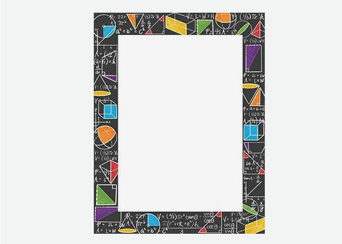 Decorate Math Picture Frames