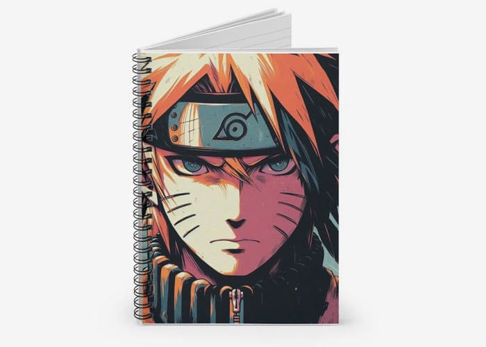 Decorating Book Covers with Naruto