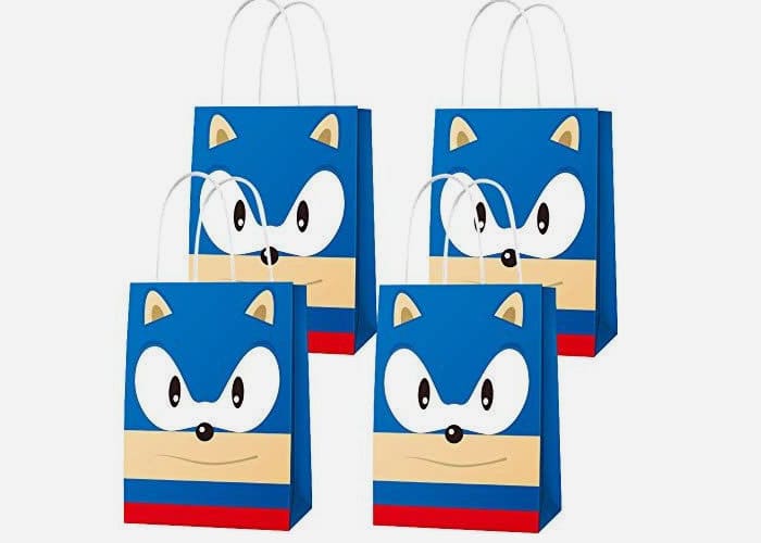 Designing Gift Paper Bags with Sonic the Hedgehog 2