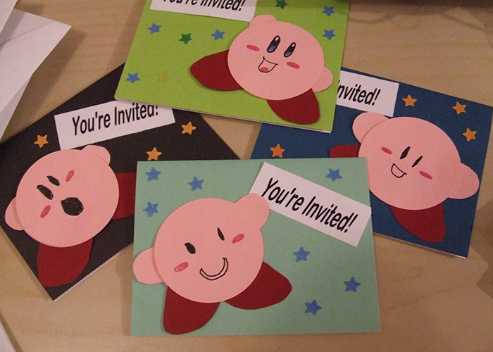 Designing Kirby Party Invitations