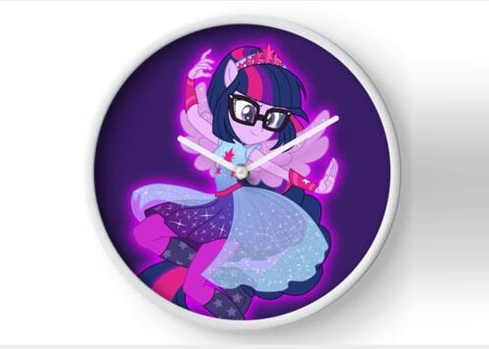 Equestria Girls Wall Clock